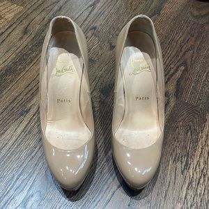 Christian Louboutin platform pumps size 36.5